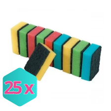  Mosogatószivacs 10db/csg KARTON - 25 db tisztító- és takarítószer, higiénia