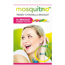 MosquitNO Summer, csattal, 5 darab (többszínű) karkötő