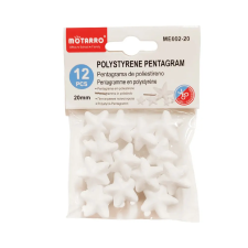 Motarro Hungarocell csillag, 20 mm 12 db kreatív és készségfejlesztő