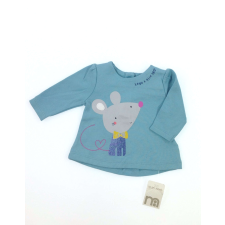 Mothercare lány Hosszú ujjú Póló - Egérke #világoskék gyerek póló