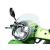 Moto Nostra Szélvédő fekete konzolokkal Moto Nostra w=340mm, h=105mm Vespa GT, GTL, GTS, GTS Super 125-300cc átlátszó üveggel