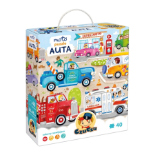 Moto puzzle autók 40 darabos kirakó puzzle, kirakós