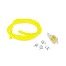 MotoForce Racing Üzemanyag tömlő + szűrő készlet 5mm neon sárga egyéb motorkerékpár alkatrész