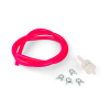 MotoForce Racing Üzemanyagcső készlet + szűrő 5 mm rózsaszín MotoForce Racing Motor alkatrészek Üzemanyagcsap, cső