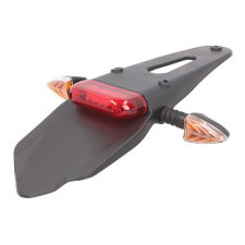Motomotors Hátsó sárvédő piros LED féklámpával és indexekkel - Supermotard, Enduro egyéb motorkerékpár alkatrész