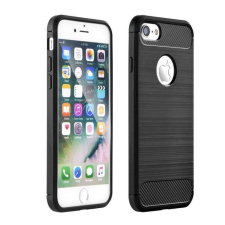 Motorola Forcell CARBON tok Motorola Moto G9 PLAY fekete telefontok tok és táska