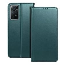  Motorola G55 5G Smart Magneto flip tok, sötétzöld tok és táska