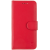  Motorola Moto G15, Oldalra nyíló tok, stand, kártyatartóval, csatos, Tactical Field Notes, piros
