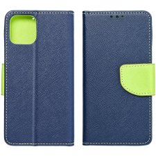  Motorola Moto G75, Oldalra nyíló tok, stand, Fancy Book, sötétkék tablet tok