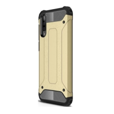 Motorola Motorola Moto G8 Power, Műanyag hátlap védőtok, Defender, fémhatású, arany tok és táska