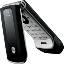 Motorola W375 komplett ház, Előlap, fekete mobiltelefon, tablet alkatrész