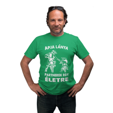 Motoros apa és lánya - Férfi Póló