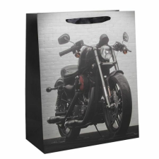 Motoros férfias ajándéktasak - 23x18 cm ajándéktasak