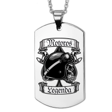  Motoros legenda dögcédula lánccal vagy kulcstartóval medál