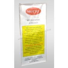  Motto rheumatapasz bőrbarát sárga egészség termék