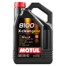 Motul 8100 X-Clean Gen2 5W-40 motorolaj 5 L motorolaj