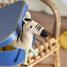MOULIN ROTY Zebra baba textiljáték, Moulin Roty plüssfigura