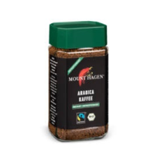 Mount Hagen instant bio koffeinmentes Arabica kávé 100g reform élelmiszer
