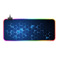 Mountain Vízálló RGB világítós egérpad - 14 féle fényhatással, méret: 800 x 300 x 4 mm (méhsejt) asztali számítógép kellék