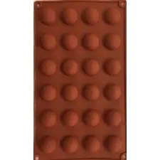  Mousse szilikon forma - Félgömb sima 24db-os (2,5cm) sütés és főzés