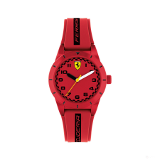 MOVADO Scuderia Ferrari Karóra Redrev Quartz, Piros, Silicone Szíj, 34Mm karóra