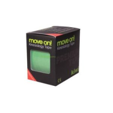  Move on! kineziológiai szalag (tape) kivizöld színben 1db gyógyászati segédeszköz