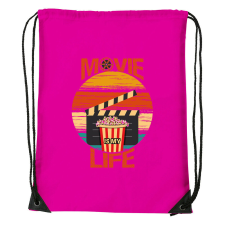 Movie is my life - Sport táska magenta tornazsák