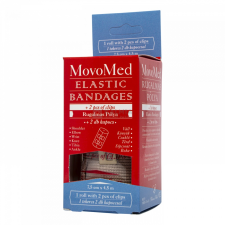 Movo-Med MovoMed rugalmas pólya 7,5 cm x 4,5 m +2 db fémkapocs gyógyászati segédeszköz