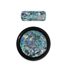Moyra Holo glitter mix 09. Light blue - 3g körömdíszítő