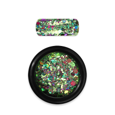 Moyra HOLO GLITTER mix #18 körömdíszítő