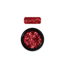 Moyra Holo glitter mix 1g No. 11 Piros körömdíszítő