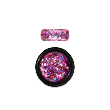 Moyra Holo glitter mix 1g No. 20 Sötét rózsaszín körömdíszítő