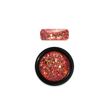 Moyra Holo glitter mix 1g No. 21 Narancs körömdíszítő