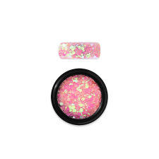 Moyra Holo glitter mix 1g No. 23 Chameleon sugar pink körömdíszítő