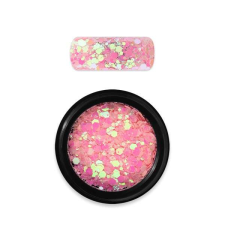 Moyra Holo glitter mix No. 23 Chameleon sugar pink körömdíszítő
