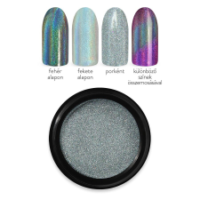 Moyra HOLO MIRROR Powder Silver 01 körömdíszítő