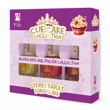 Moyra Kids Mnbsa Gyerek körömlakk szett - Cupcake Collection 3x7ml körömlakk