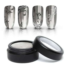 Moyra Mirror Powder No. 01 Ezüst körömdíszítő