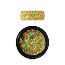 Moyra Moyra Holo glitter mix 07. Dark gold körömdíszítő