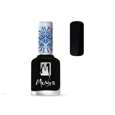 Moyra nyomdalakk 12ml SP 06 Black körömdíszítő