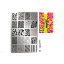 Moyra nyomdalemez 08 Geometry körömdíszítő