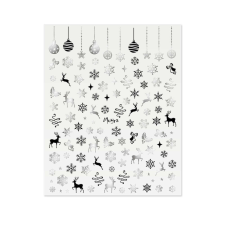 Moyra öntapadós matrica No.22 - karácsony körömdíszítő