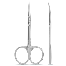  Moyra Staleks EXCLUSIVE bőrvágó olló, keskeny íves (SX-22/1m) olló és csipesz