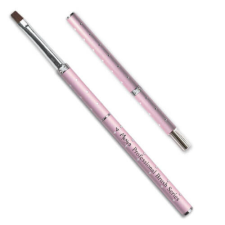  Moyra strasszköves zselés ecset egyenes #4 műkörmös ecset