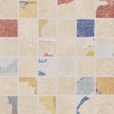  Mozaik Rako Betonico multicolour 30x30 cm matt WDM05797.1 csempe