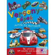  Mozgalmas matricásfüzet - Versenygépek gyermek- és ifjúsági könyv