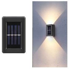 Mozgásérzékelős SOLAR napelemes fali lámpa - 1 db - melegfehér (BBV) kültéri világítás