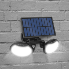 Mozgásérzékelős szolár reflektor - forgatható fejjel - 2 COB LED kültéri világítás