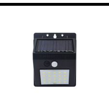  Mozgásérzékelős vízálló kültéri lámpa különálló napelem panellel kültéri világítás