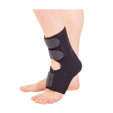 Mozgatható bokaortézis elülső zárással és oldalpárnákkal, 5-ös méret gyógyászati segédeszköz